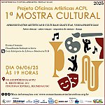 BANNER 1ª MOSTRA CULTURAL - OFICINAS ARTÍSTICAS ACPL