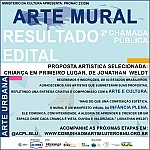 BANNER RESULTADO 2&ordf; CHAMADA P&Uacute;BLICA - PROJETO ARTE MURAL