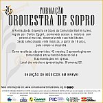 BANNER SOBRE O PROJETO - FORMA&Ccedil;&Atilde;O ORQUESTRA DE SOPRO