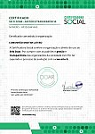CERTIFICADO SELO DOAR - Comunh&atilde;o Martim Lutero