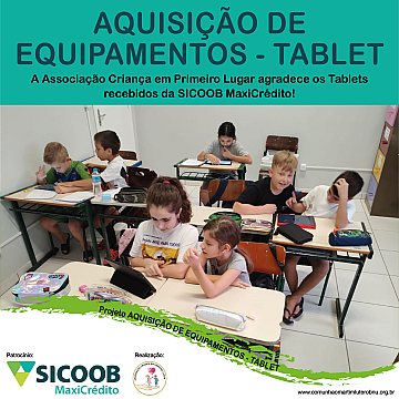 Aquisição de Equipamentos - Tablet