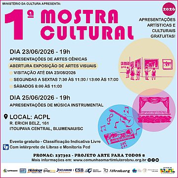 CONVITE / REGISTROS 1ª Mostra Cultural - Projeto Arte para Todos 8