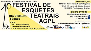 Projeto 1º Festival de Esquetes Teatrais ACPL