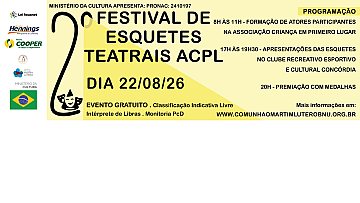 Projeto 2º Festival de Esquetes Teatrais ACPL